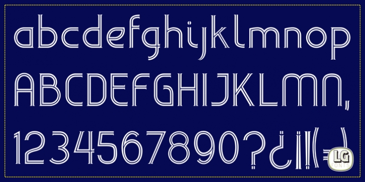 LGF Avadar font preview