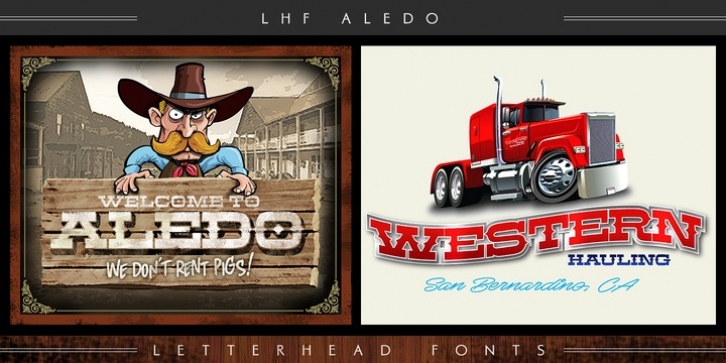 LHF Aledo font preview