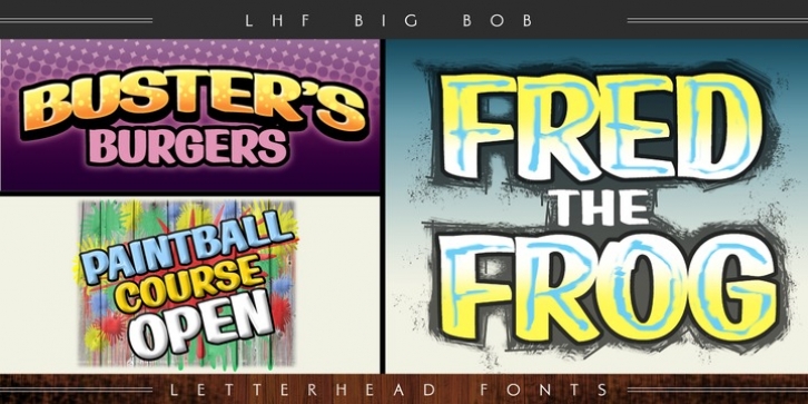 LHF Big Bob font preview