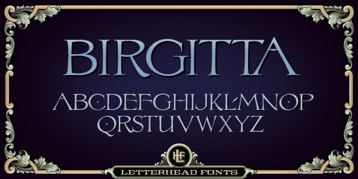 LHF Birgitta font preview