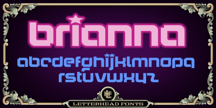 LHF Brianna font preview