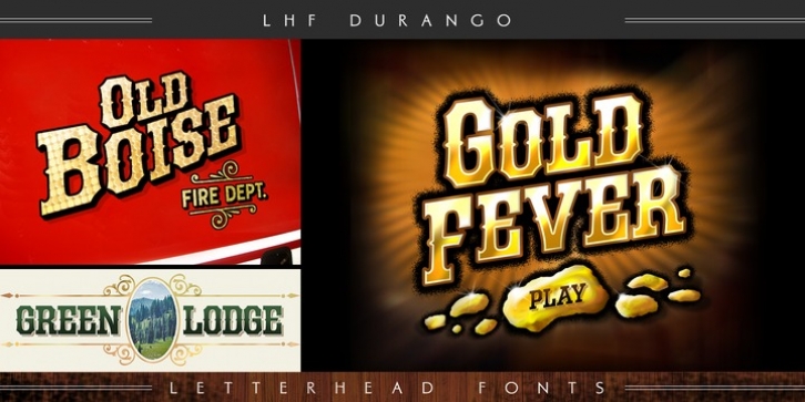 LHF Durango font preview