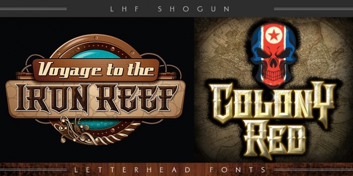 LHF Shogun font preview