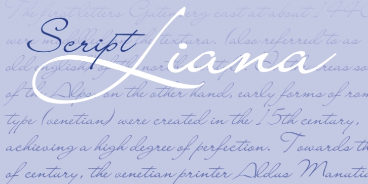 Liana font preview