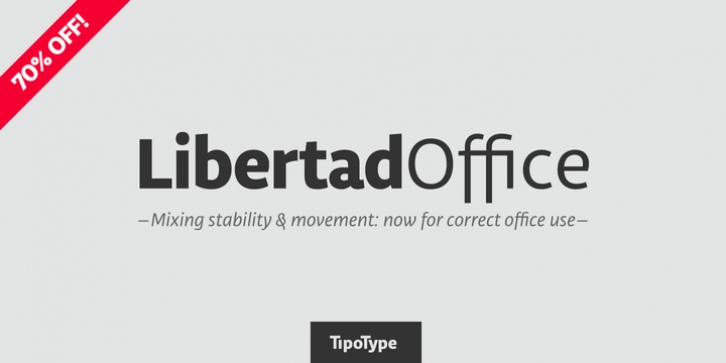 Libertad Office font preview