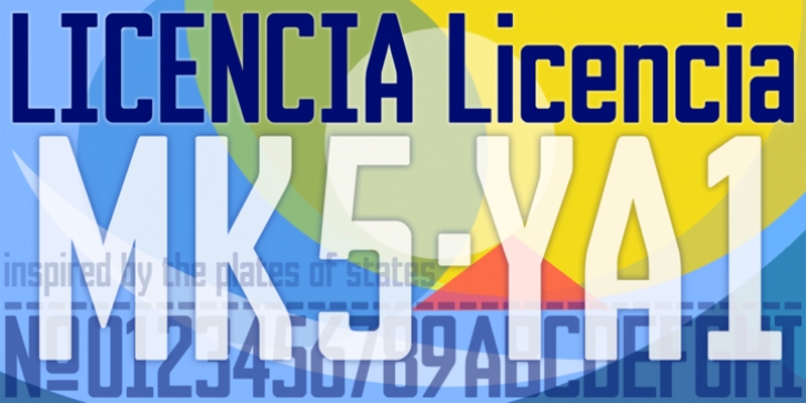 Licencia font preview