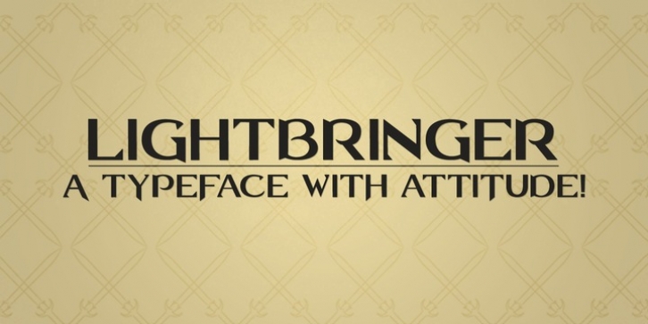 Lightbringer font preview