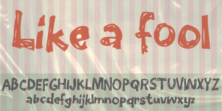 Like A Fool font preview