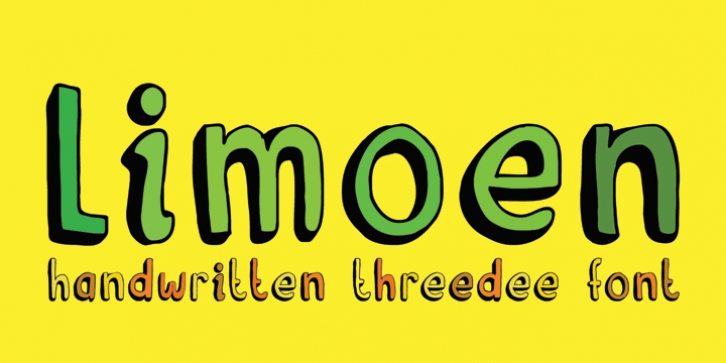 Limoen font preview