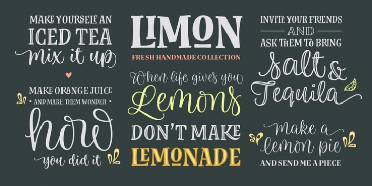 Limon font preview