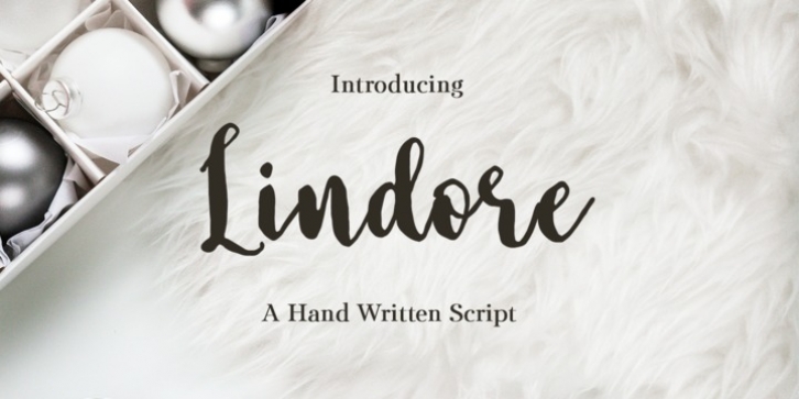 Lindore font preview