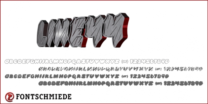 Line44 font preview