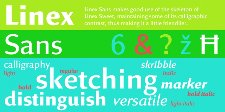 Linex Sans font preview