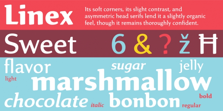 Linex Sweet font preview