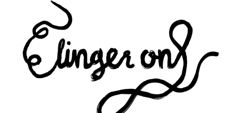 Linger On font preview