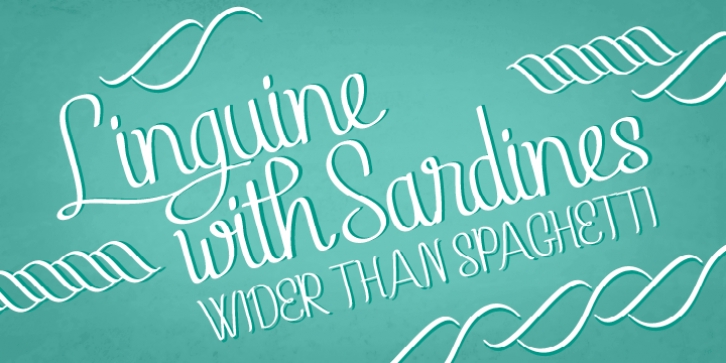 Linguine font preview