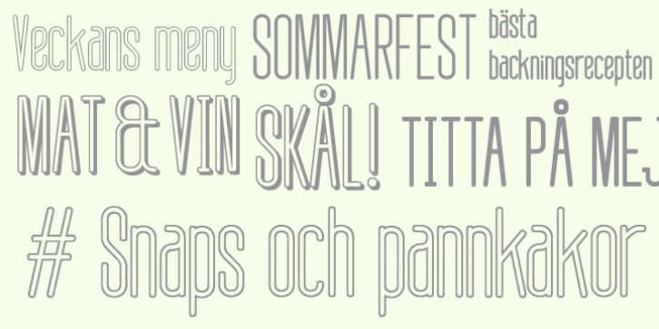 Linja font preview