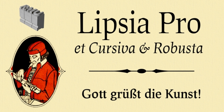 Lipsia Pro font preview