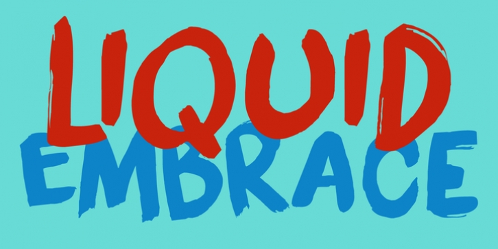 Liquid Embrace font preview