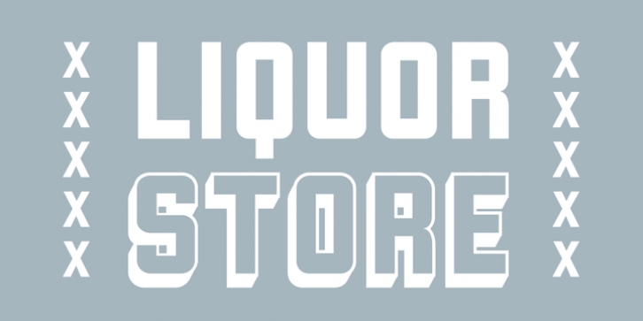 Liquorstore font preview