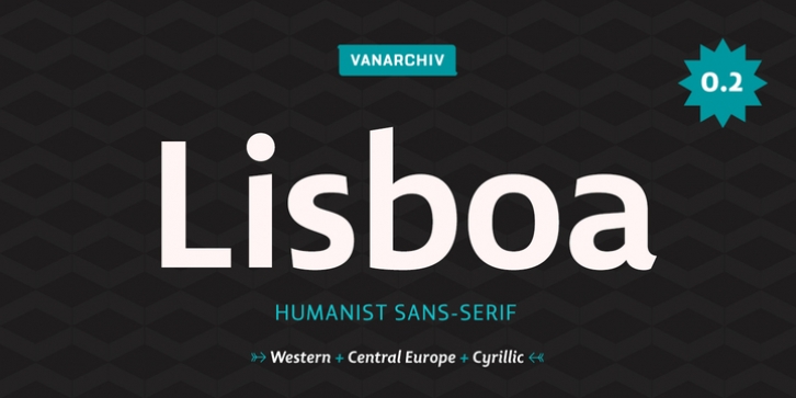 Lisboa font preview