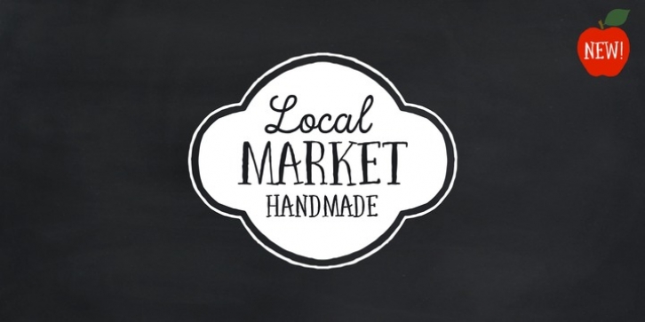 Local Market font preview