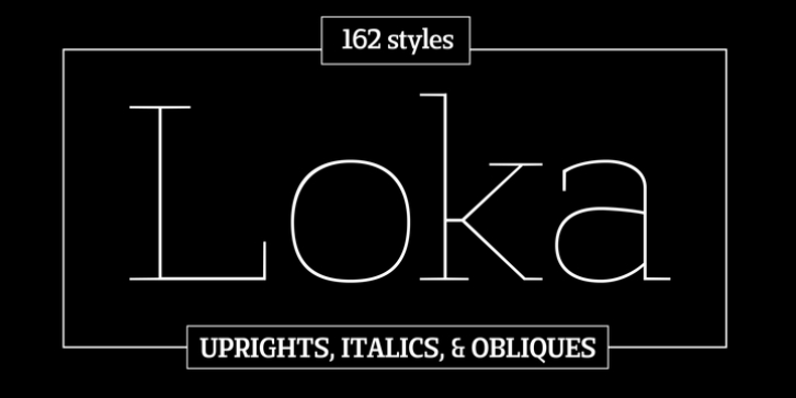 Loka font preview