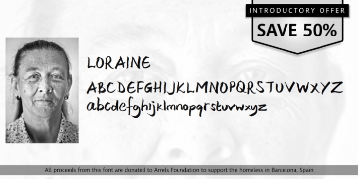 Loraine font preview