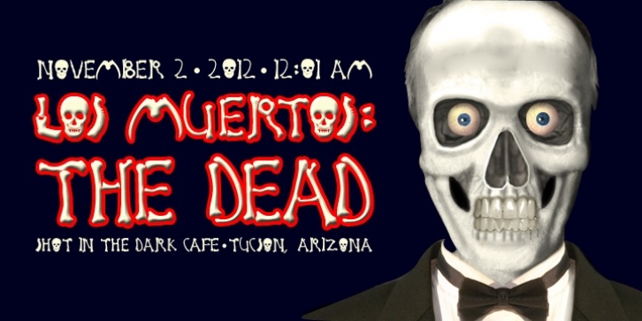 Los Muertos font preview