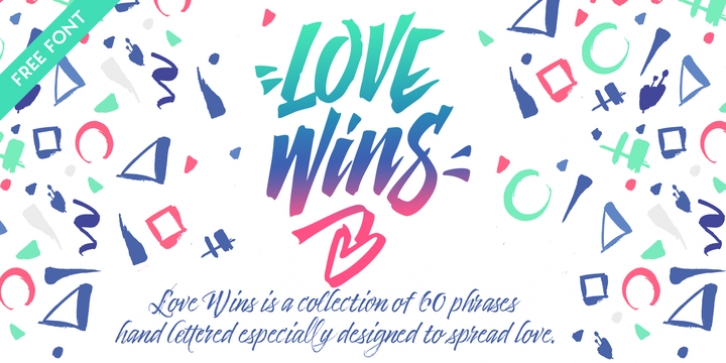 Love Wins font preview