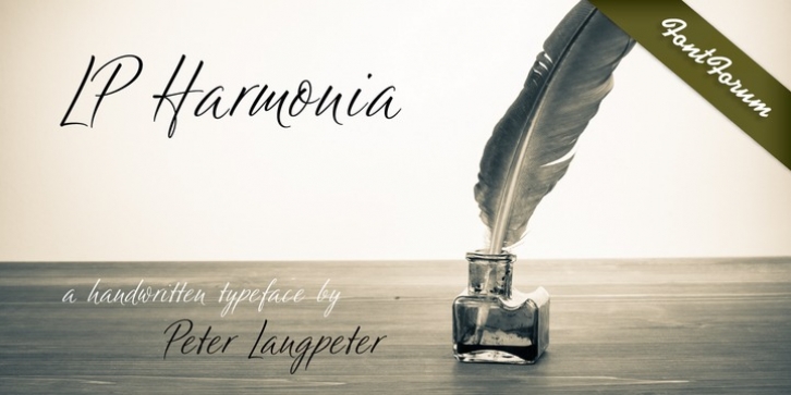 LP Harmonia font preview