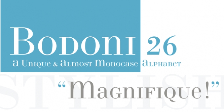 LTC Bodoni 26 font preview