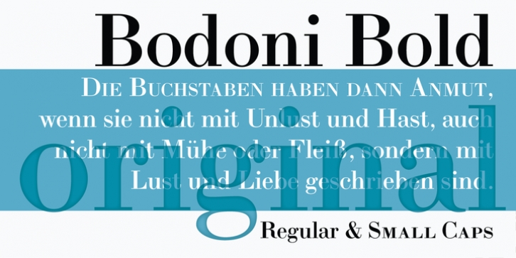 LTC Bodoni Bold font preview