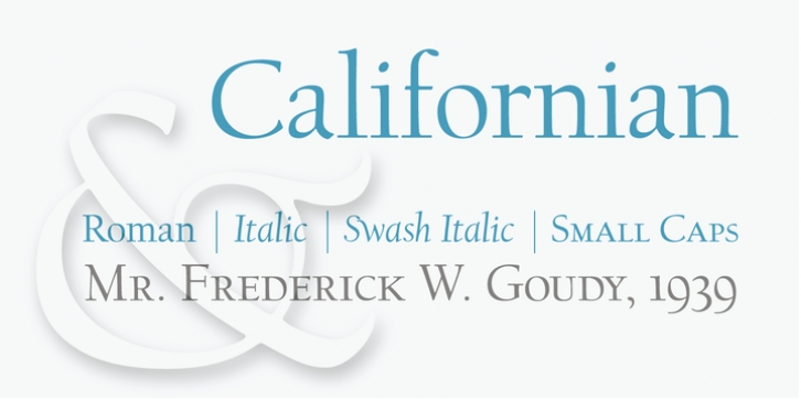 LTC Californian font preview