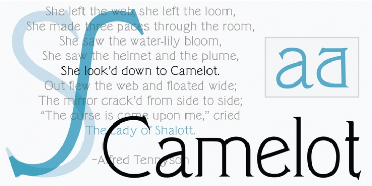 LTC Camelot font preview