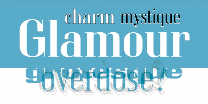 LTC Glamour font preview