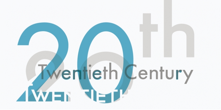 LTC Twentieth Century font preview
