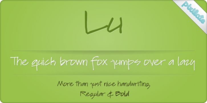 Lu Px font preview