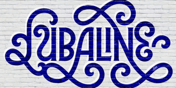 Lubaline font preview