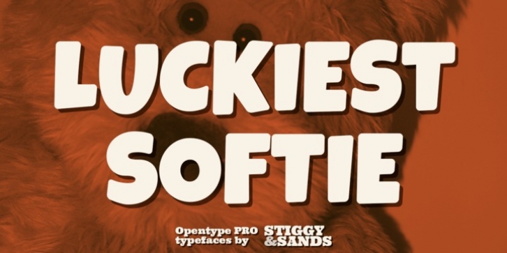 Luckiest Softie Pro font preview