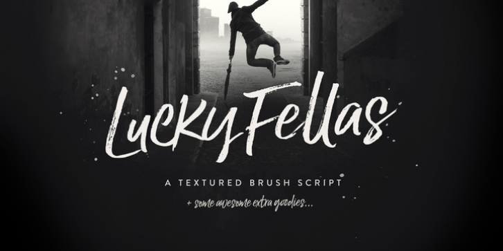 Lucky Fellas font preview