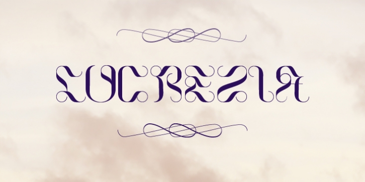 Lucrezia font preview