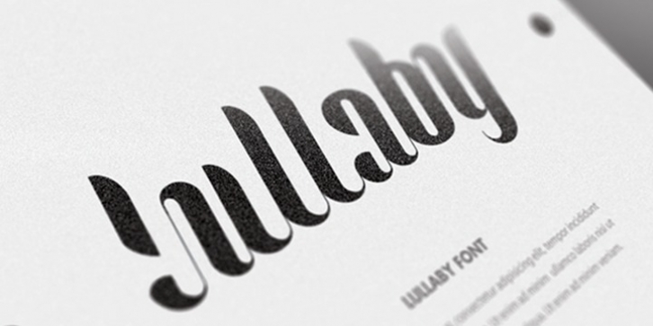 Lullaby font preview