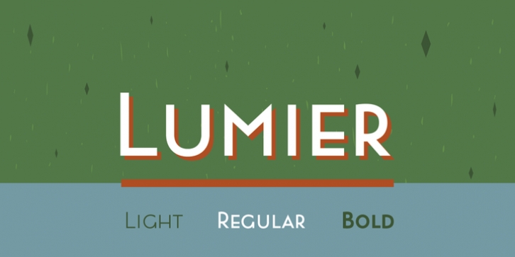 Lumier font preview