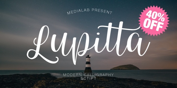 Lupitta font preview