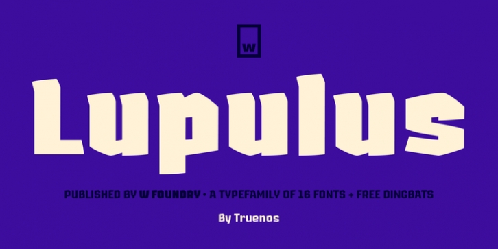 Lupulus font preview