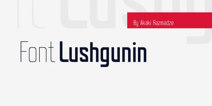 Lushgunin font preview