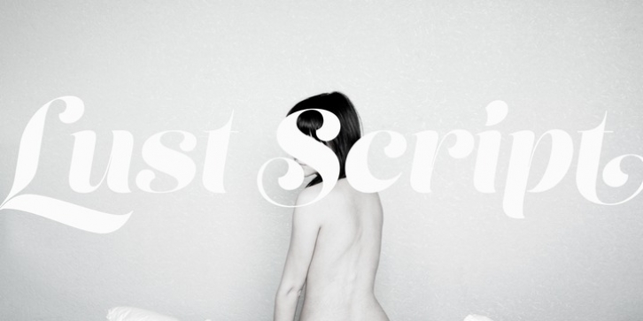 Lust Script font preview