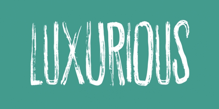 Luxurious font preview