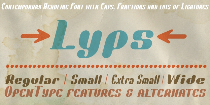 Lyps font preview